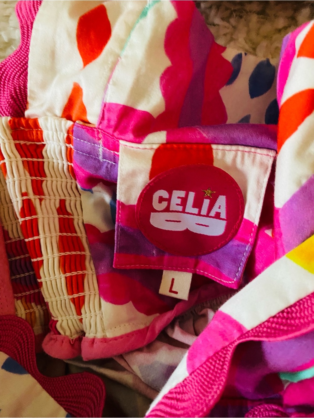 CeliaB Cheli Floreat Multicolor Ruffle Dress - Picture 7 of 9
